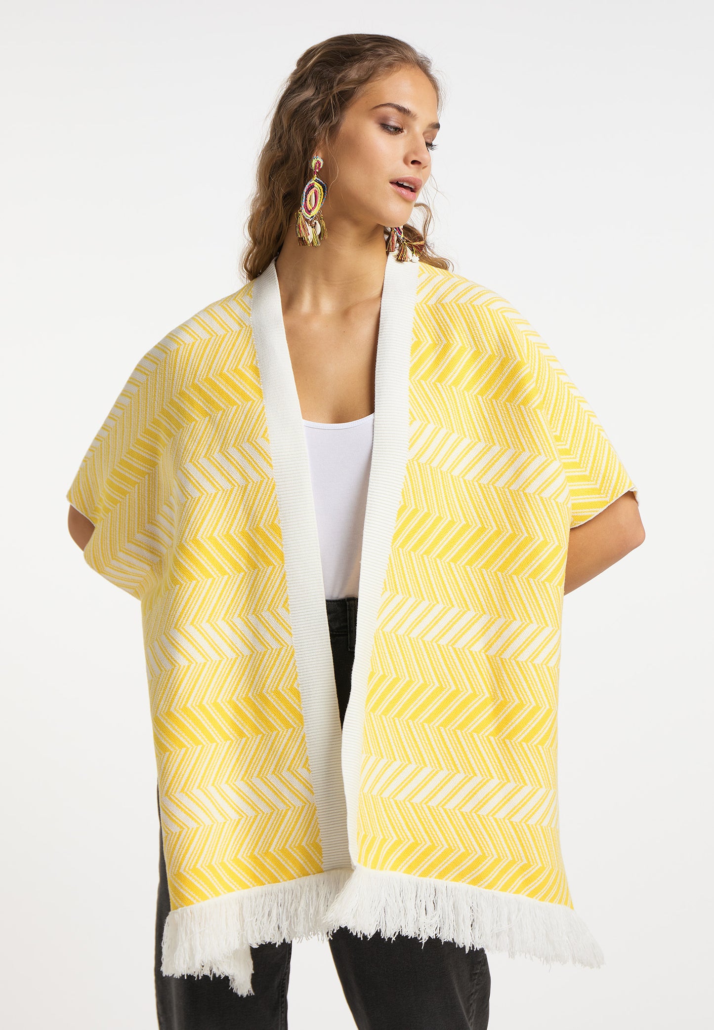 IZIA women's knit poncho