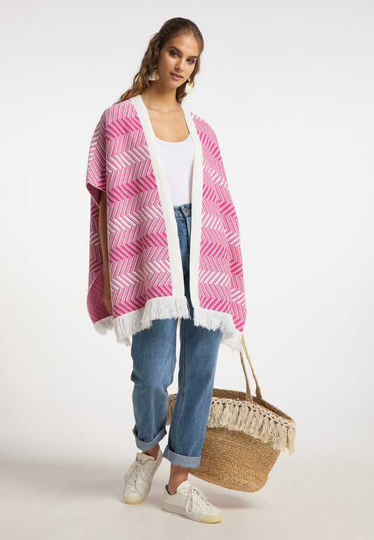 IZIA women's knit poncho