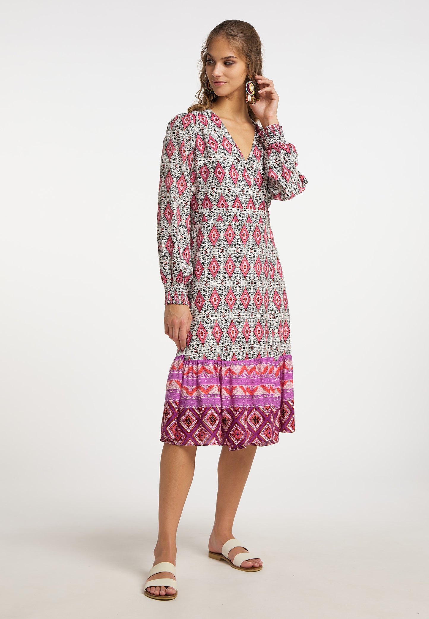 IZIA women's wrap dress