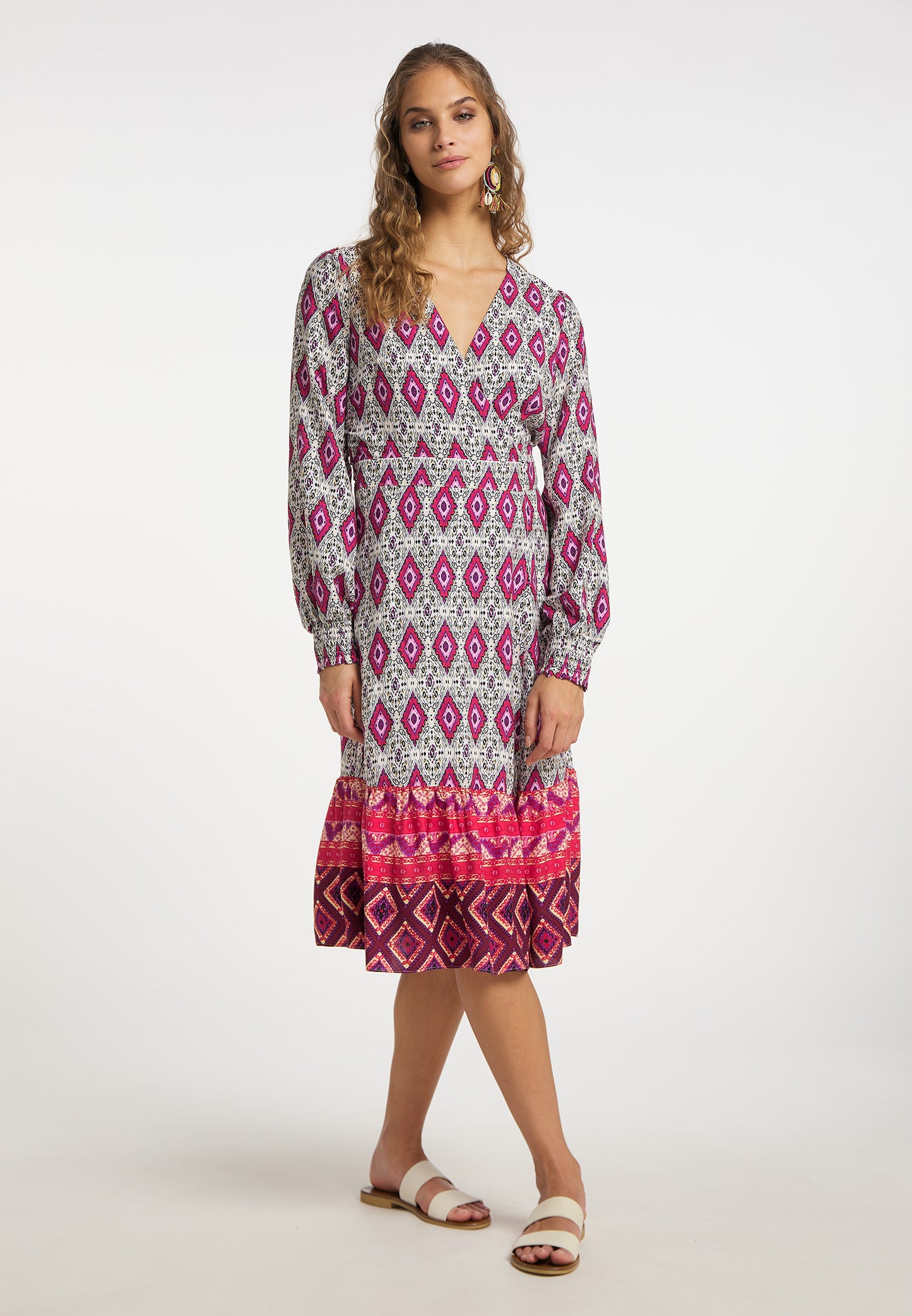 IZIA women's wrap dress