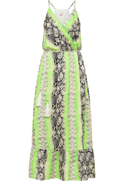 IZIA Women's Snake Print Maxi Dress