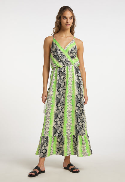 IZIA women's snake print maxi dress