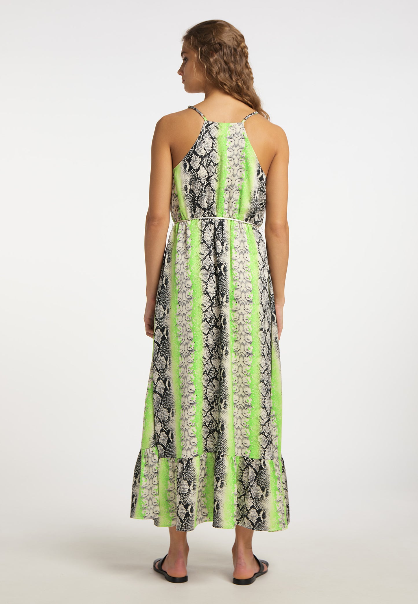 IZIA women's snake print maxi dress