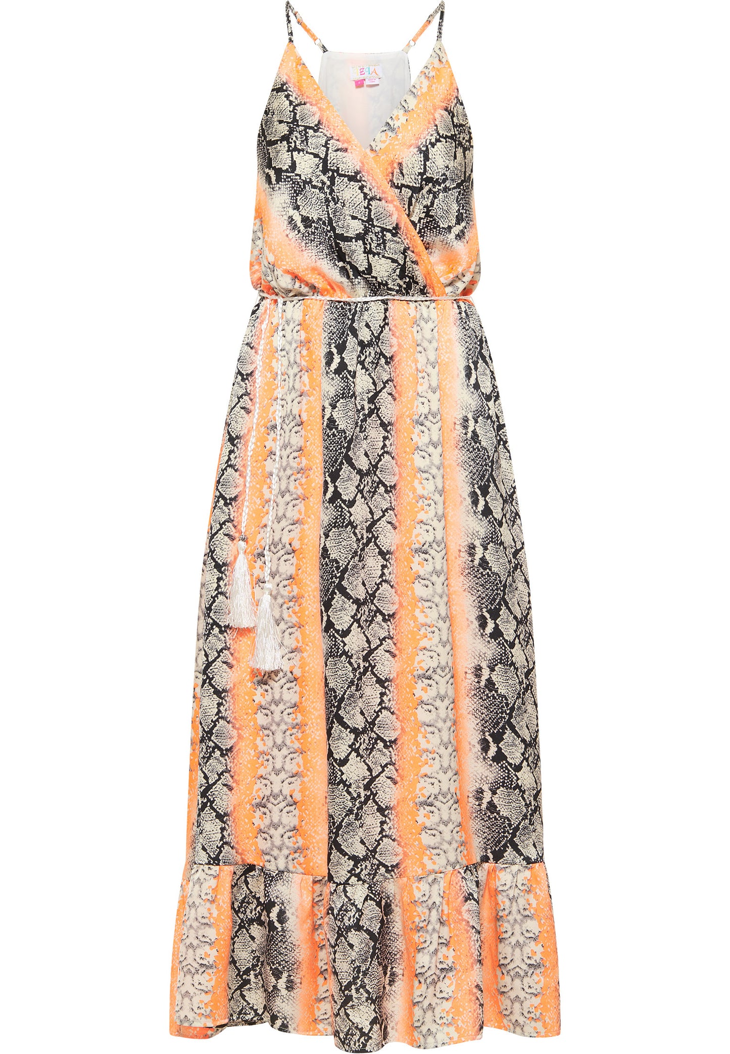 IZIA women's snake print maxi dress