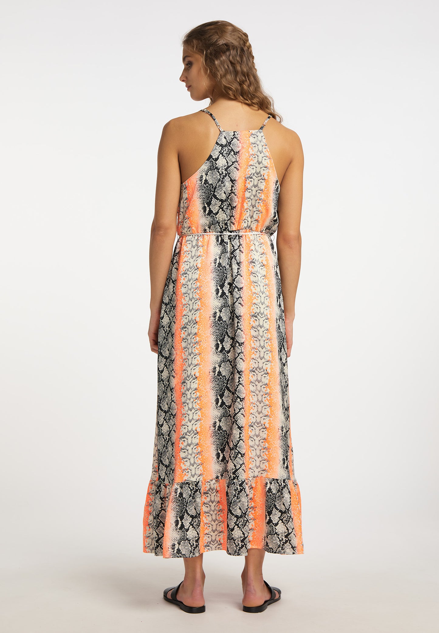 IZIA women's snake print maxi dress