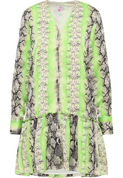 IZIA women's reptile print dress