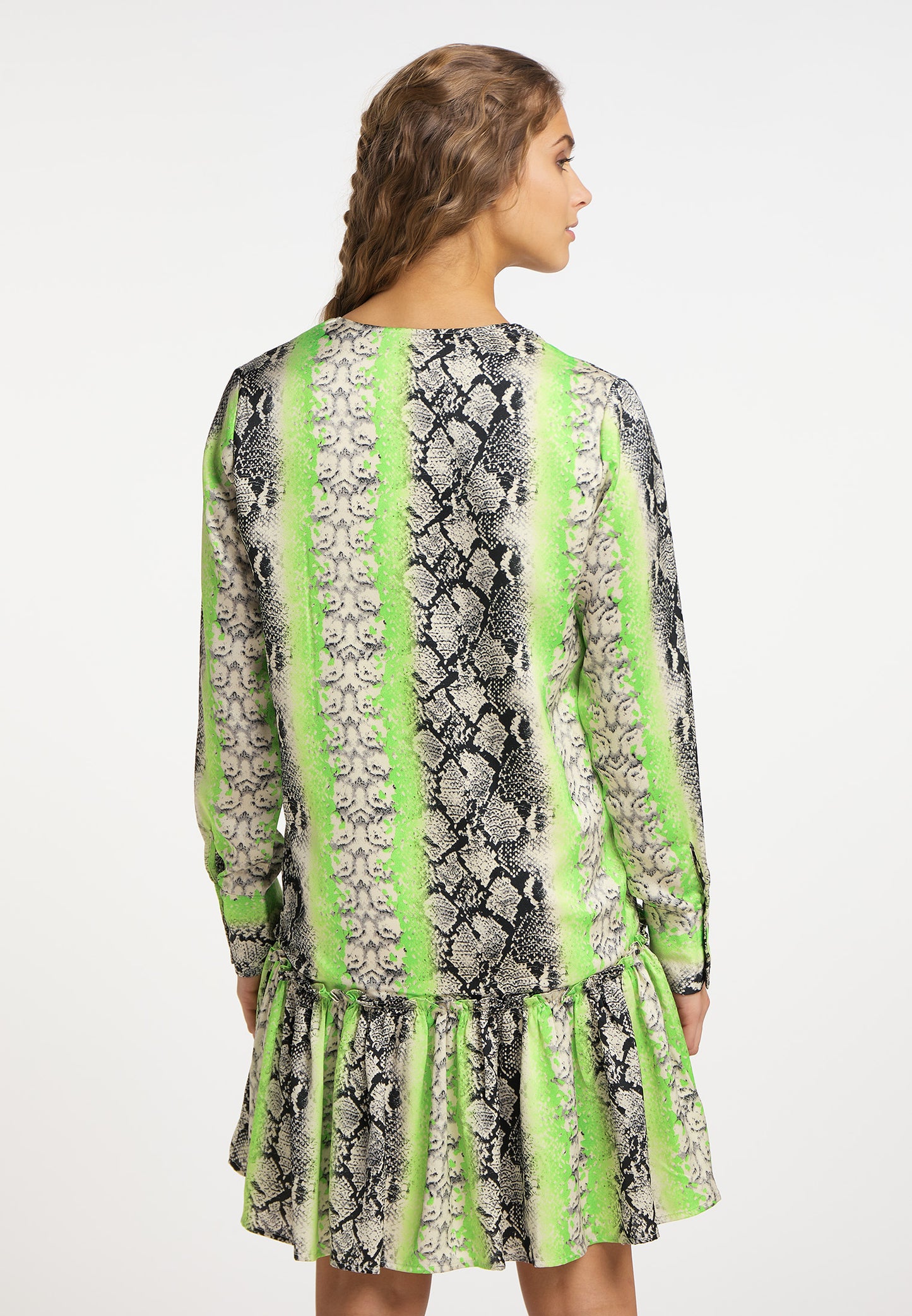 IZIA women's reptile print dress
