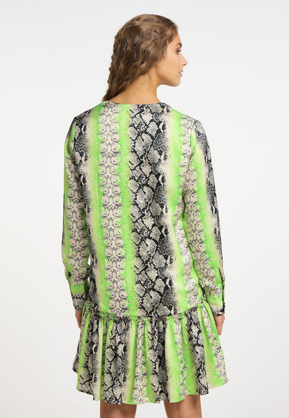IZIA women's reptile print dress