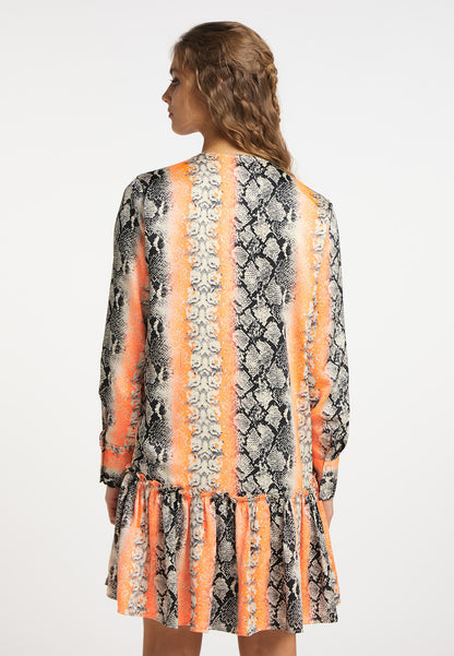 IZIA women's reptile print dress