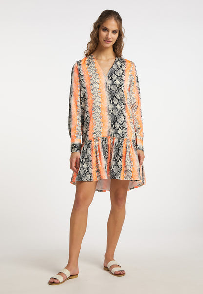 IZIA women's reptile print dress