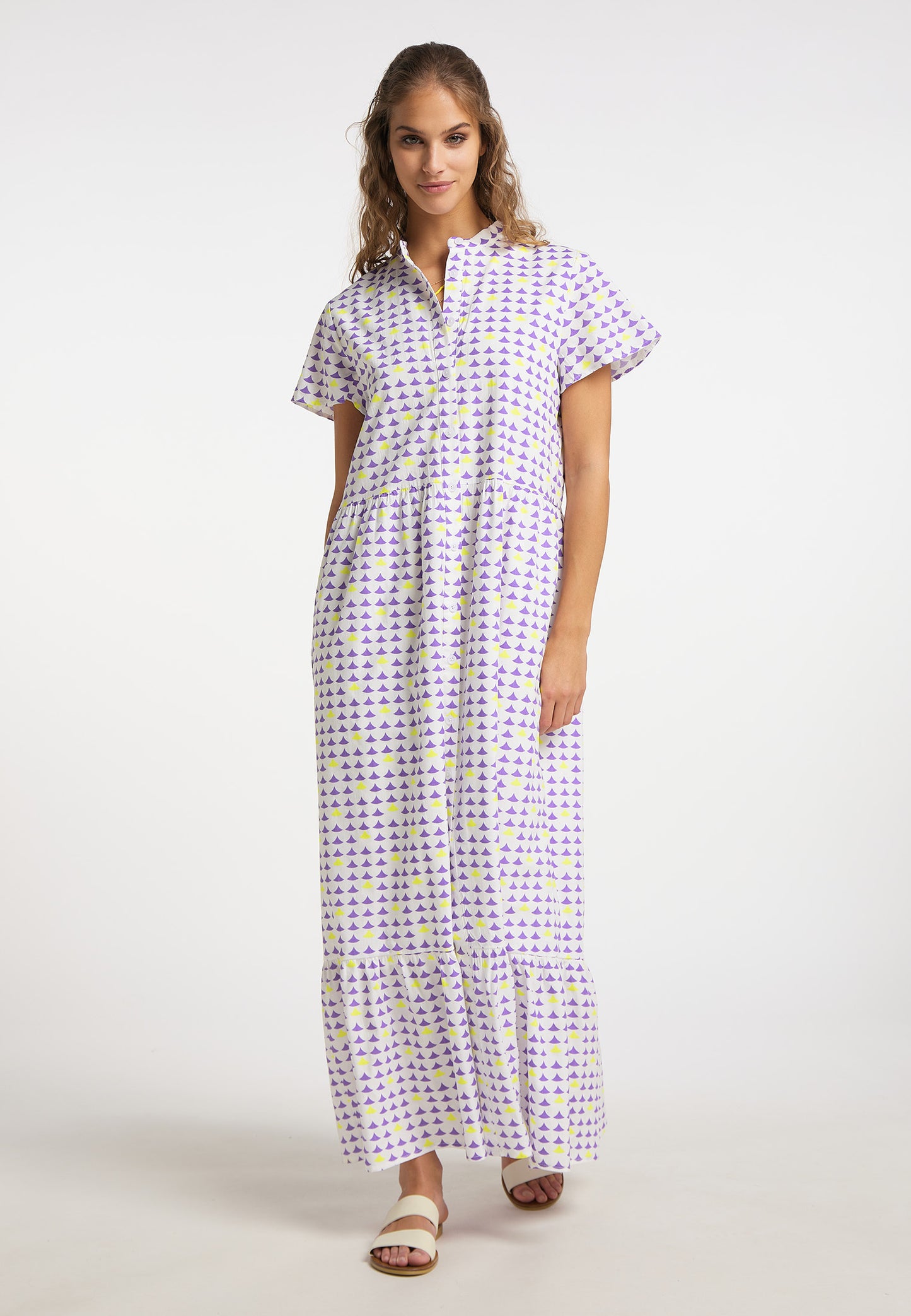 IZIA women's maxi dress with all-over print