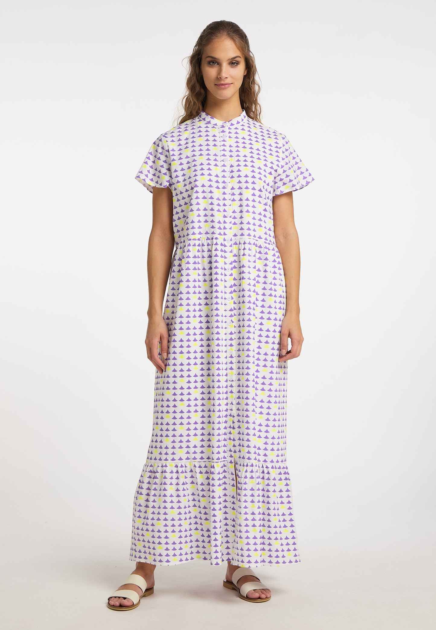 IZIA women's maxi dress with all-over print