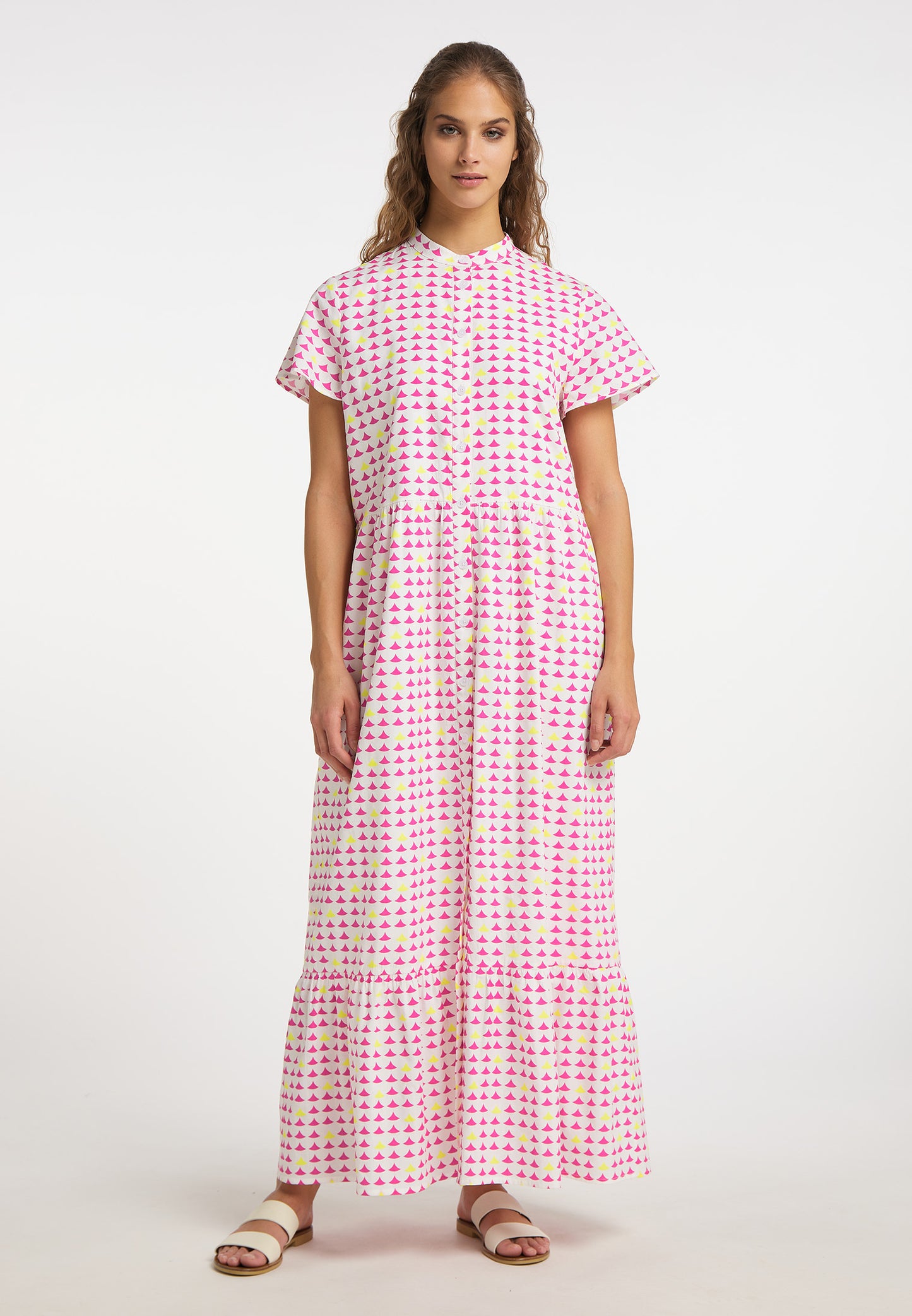 IZIA women's maxi dress with all-over print