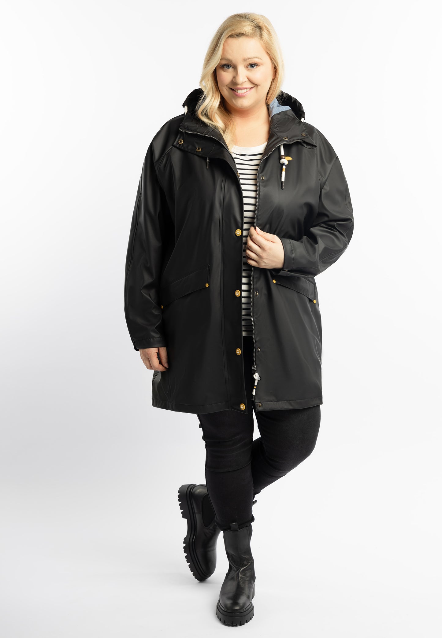Schmuddelwedda women's oversized rain coat