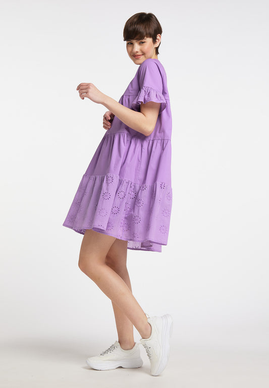 myMo women's dress with lace with eyelets