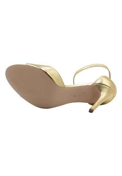faina women's metallic leather sandals