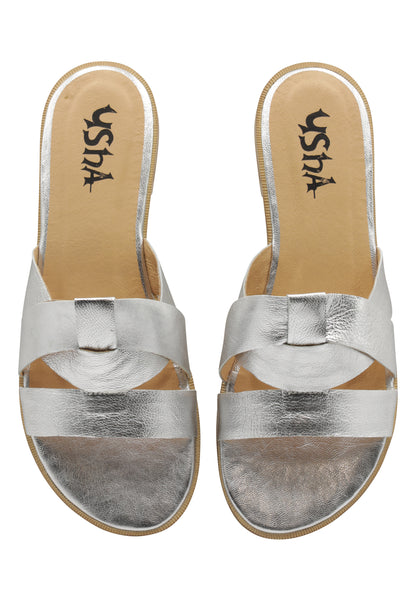 usha FESTIVAL women's leather sandals
