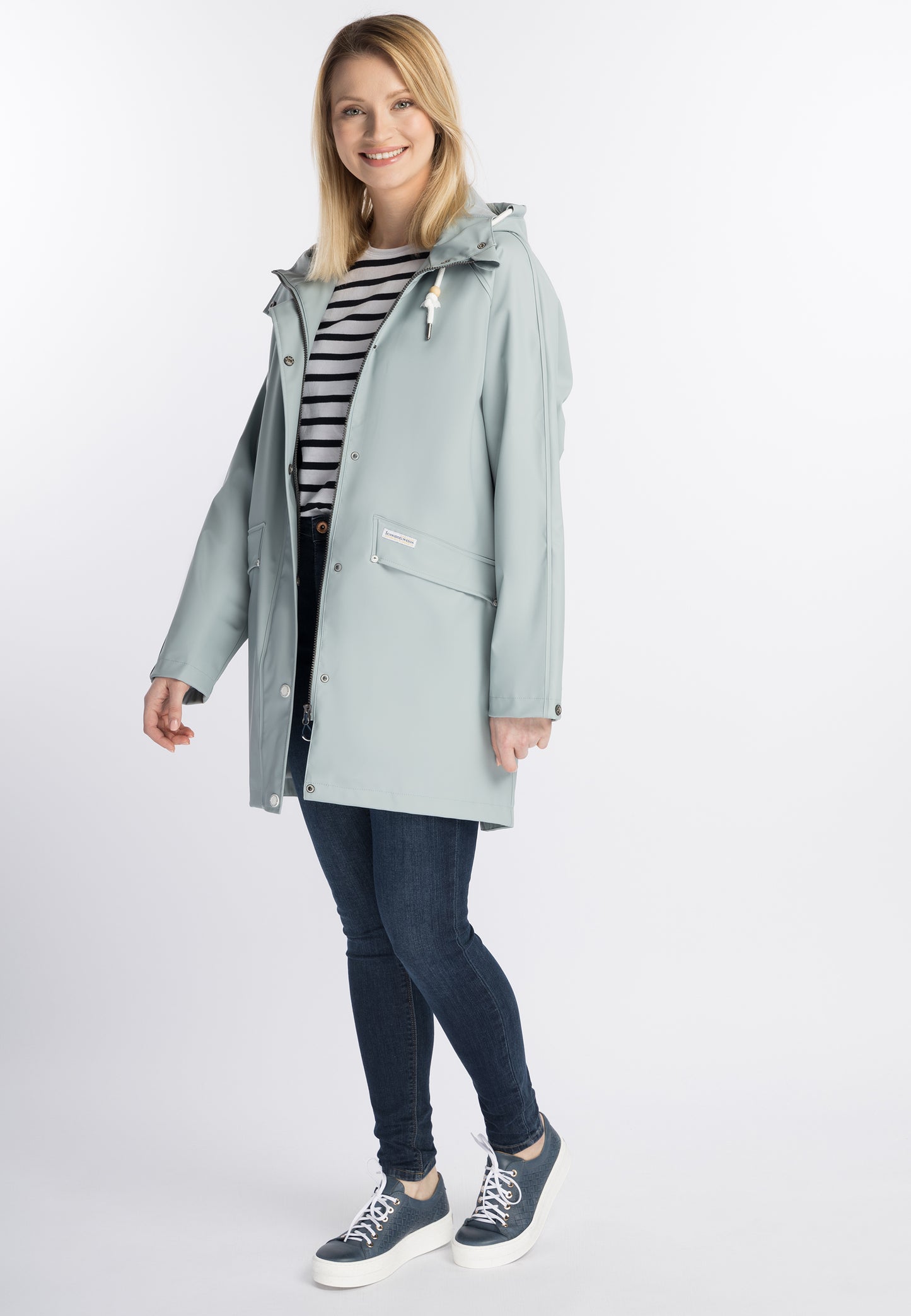 Schmuddelwedda women's oversized rain coat