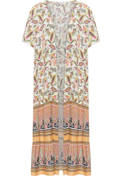 usha FESTIVAL women's kimono blouse