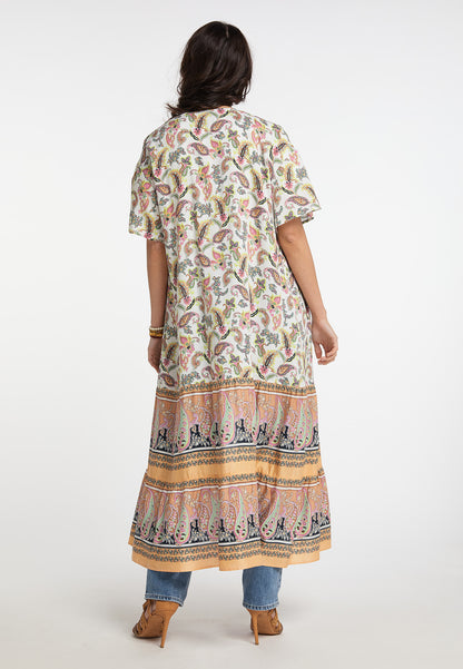 usha FESTIVAL women's kimono blouse