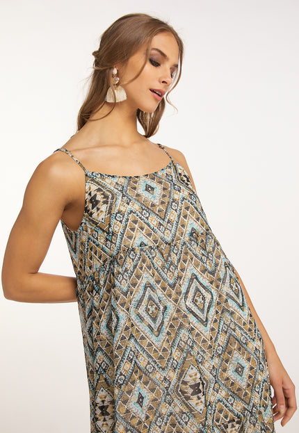 IZIA Women's Maxi Dress With Spaghetti Straps