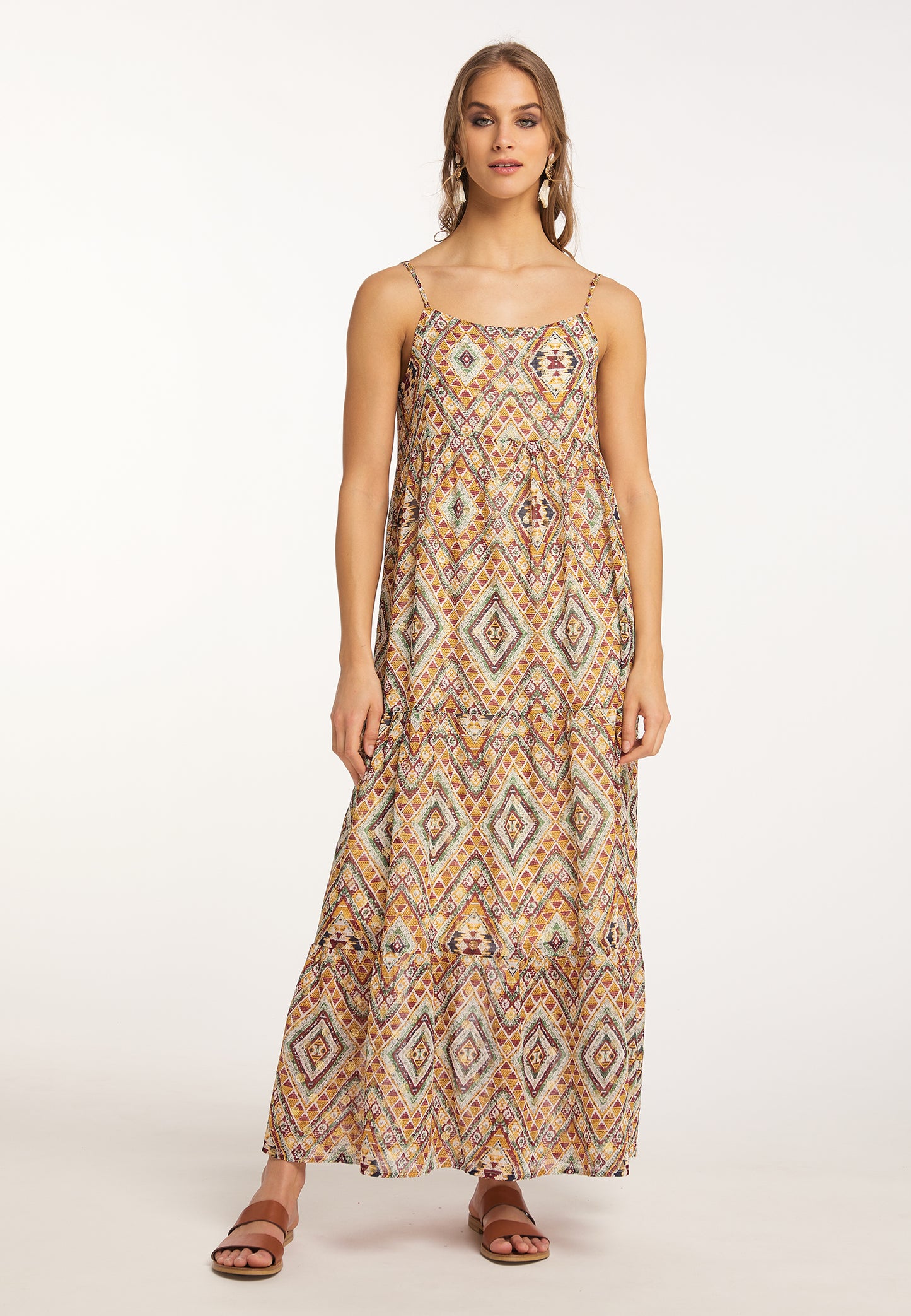 IZIA women's maxi dress with spaghetti straps