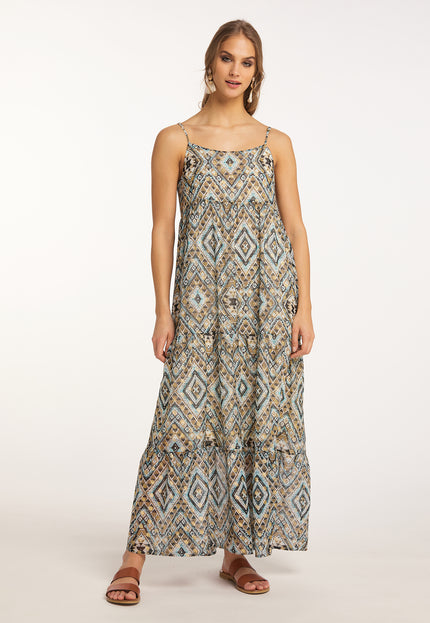 IZIA Women's Maxi Dress With Spaghetti Straps