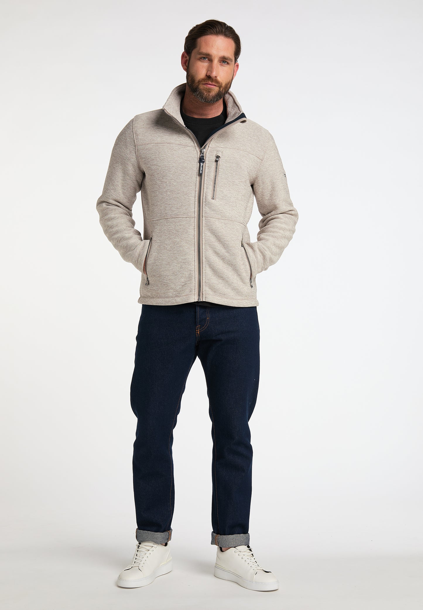 Schmuddelwedda men's knitted fleece jacket