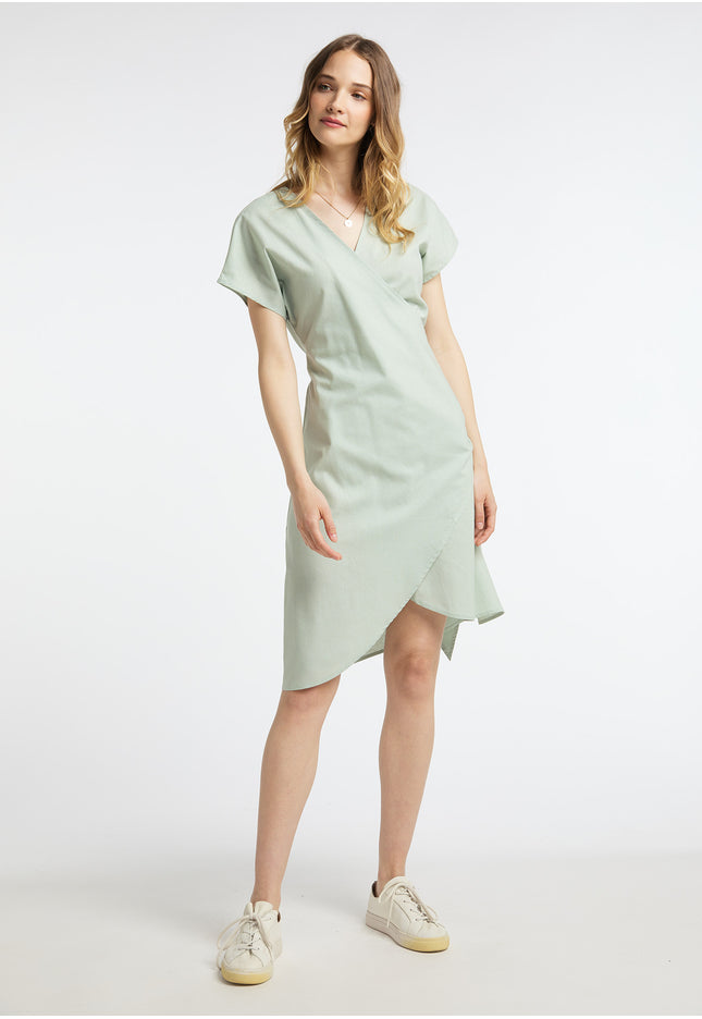 DreiMaster Vintage Sukienka damska typu wrap