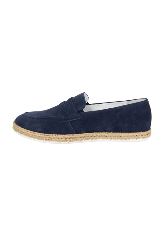 DreiMaster Maritim men's suede penny loafers