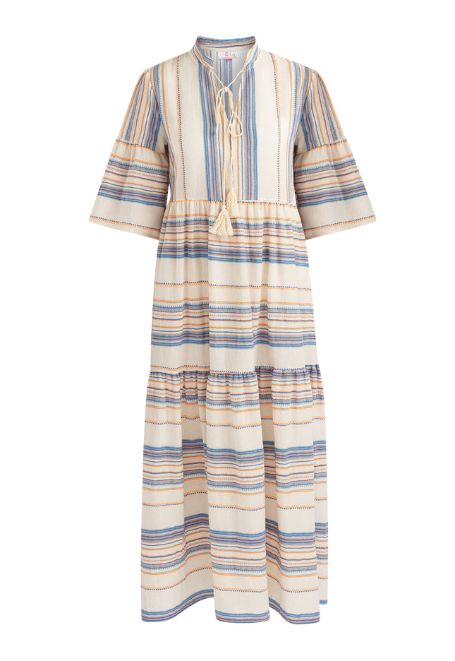 IZIA Women's Striped Maxi Dress