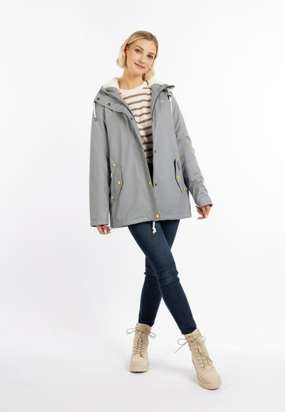 Schmuddelwedda women's rain jacket with teddy lining