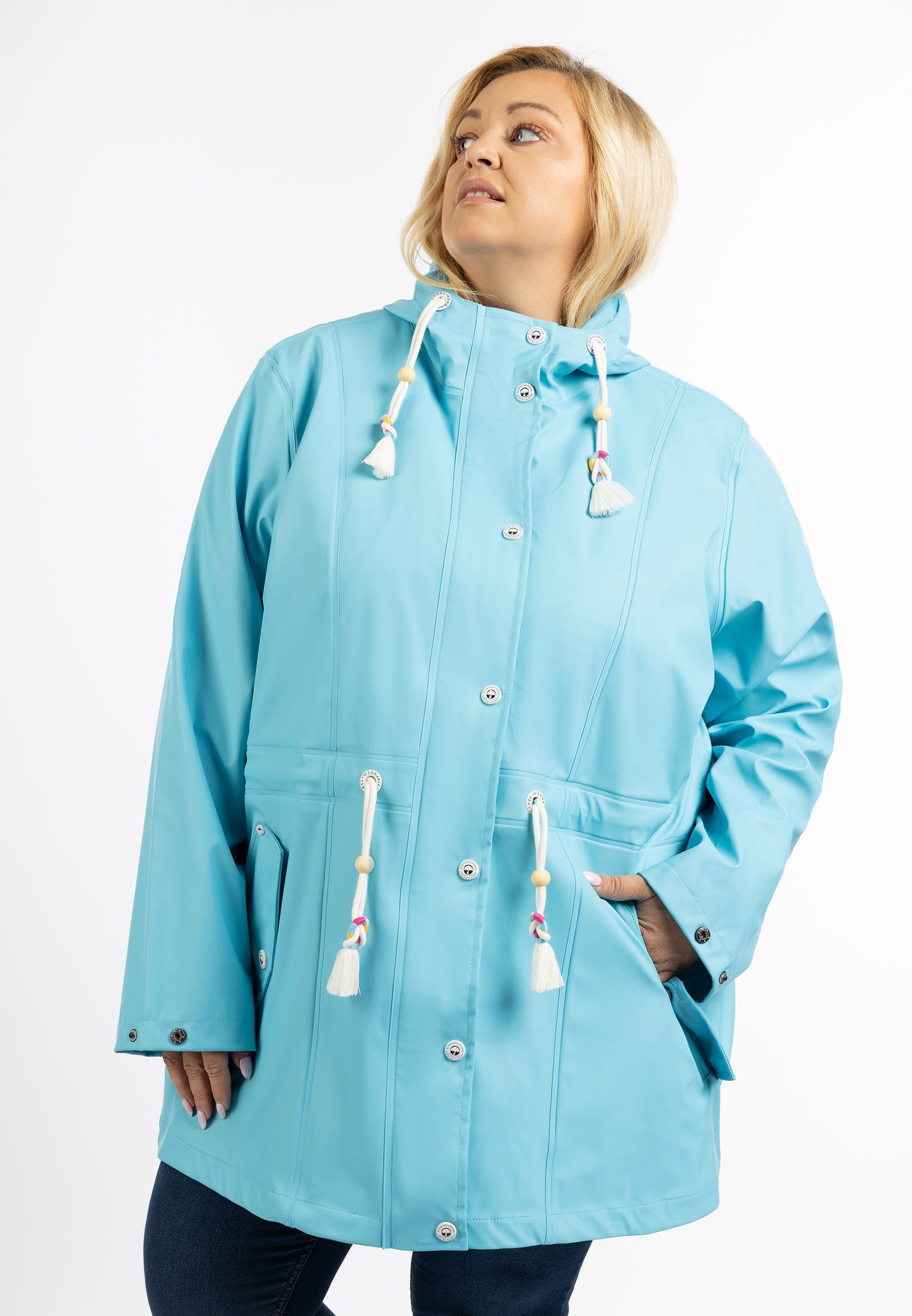 Schmuddelwedda women's plus size rain coat