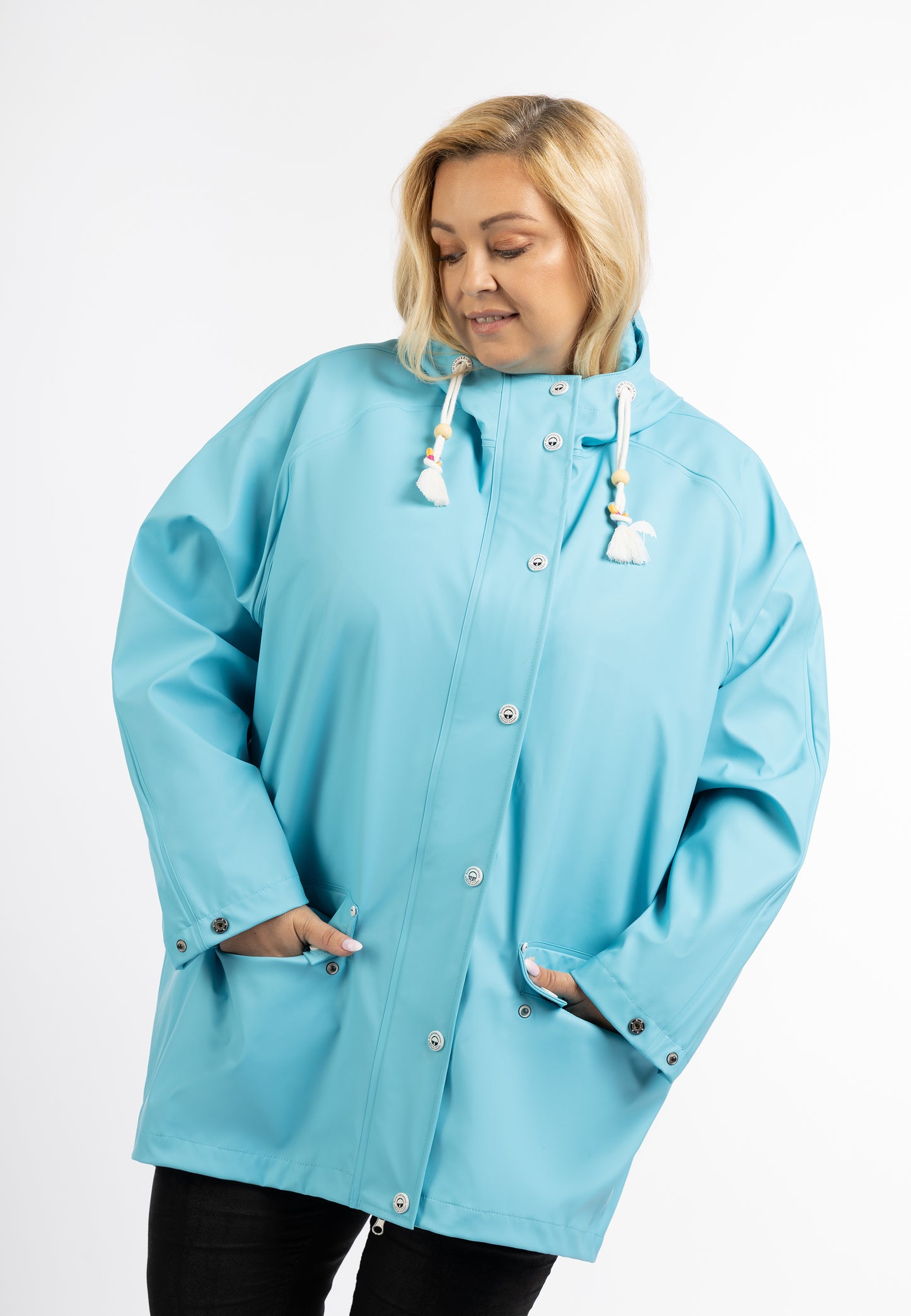 Schmuddelwedda women's plus size rain coat