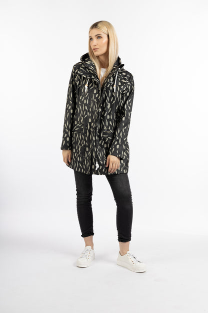 Schmuddelwedda women's oversized rain jacket