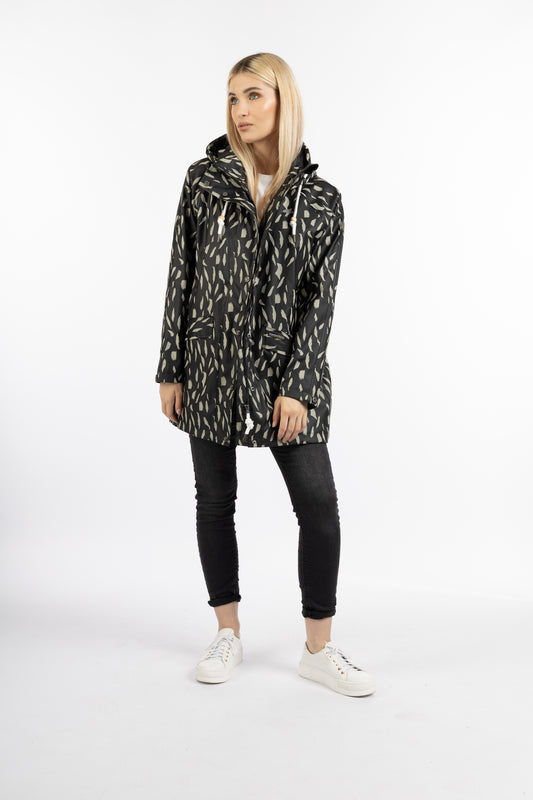 Schmuddelwedda women's oversized rain jacket