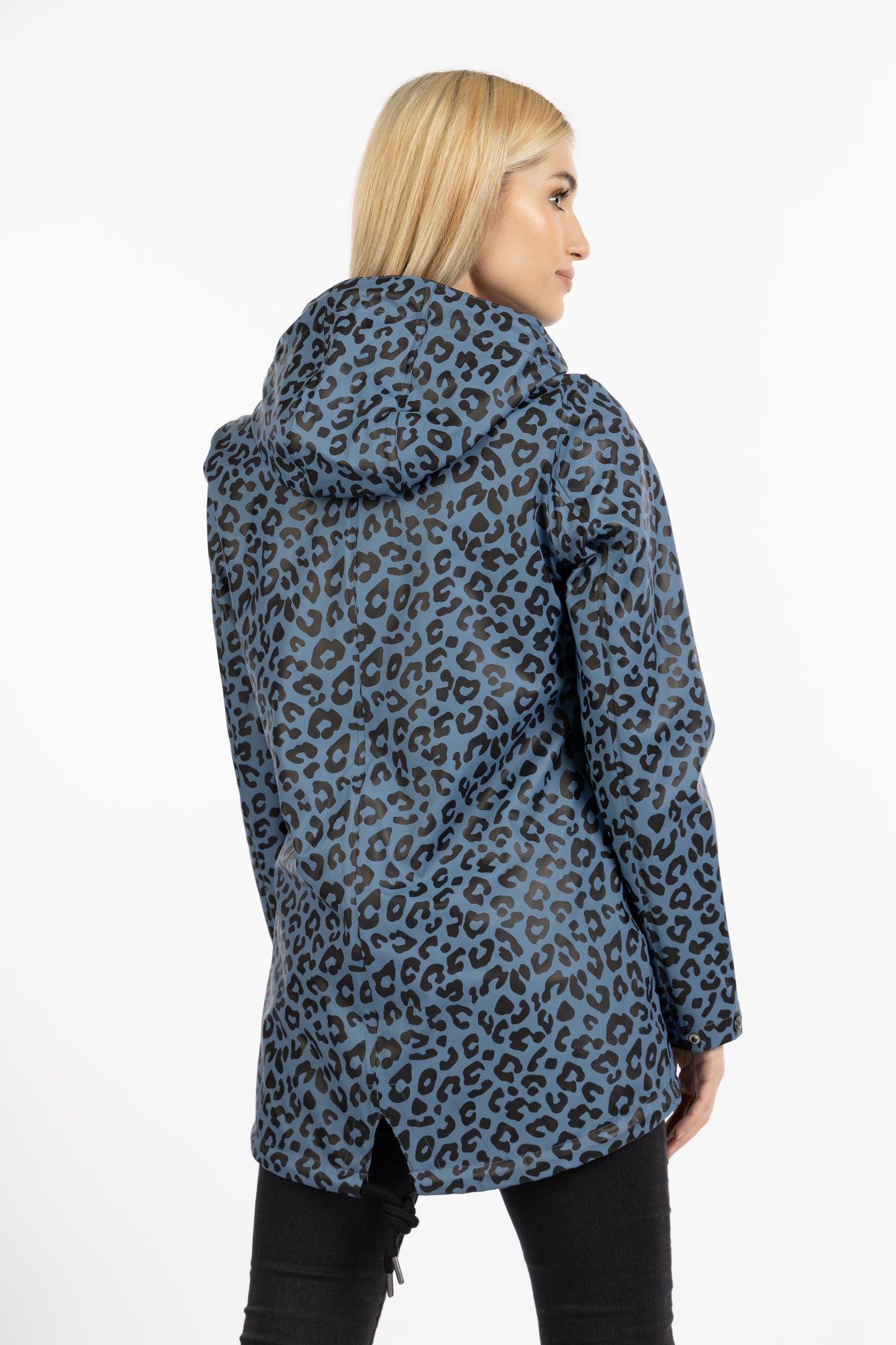 Schmuddelwedda women's rain jacket leopard print