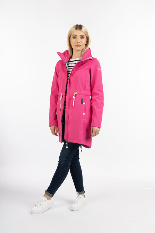 Schmuddelwedda women's softshell coat with magic print