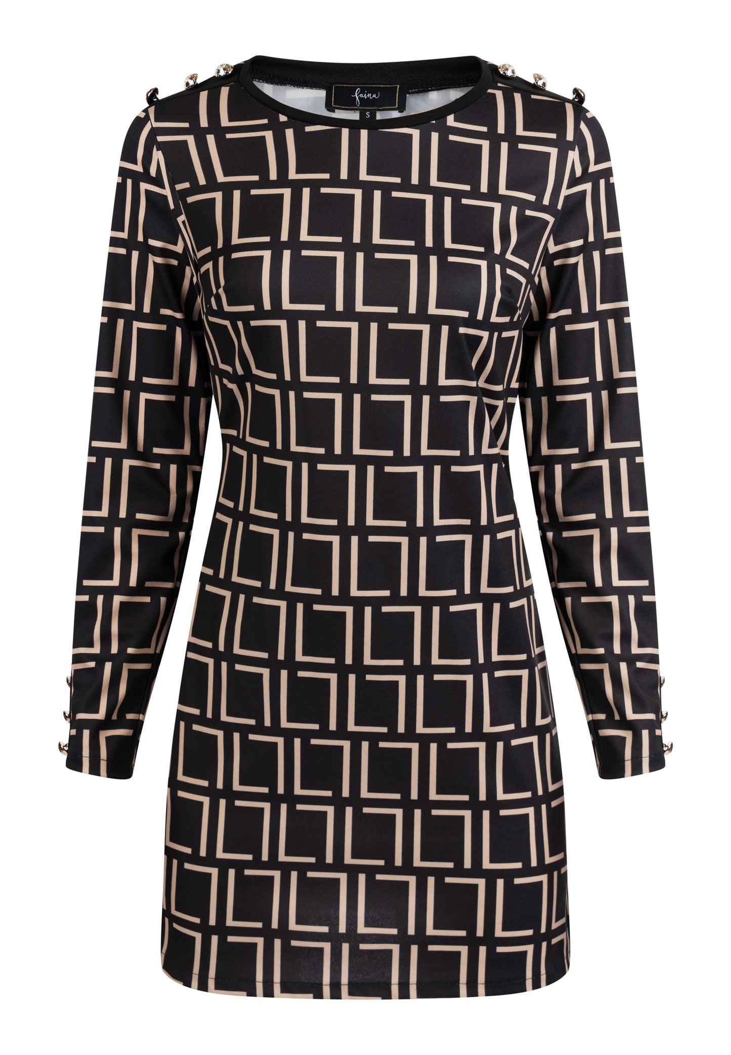 faina women's mini dress with a graphic pattern