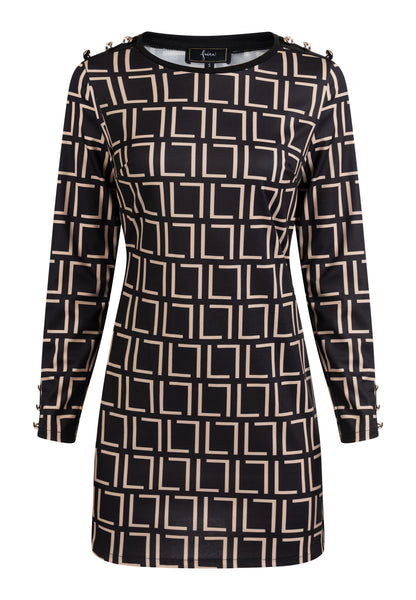faina women's mini dress with a graphic pattern