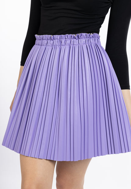 faina Women's Faux Leather Skirt