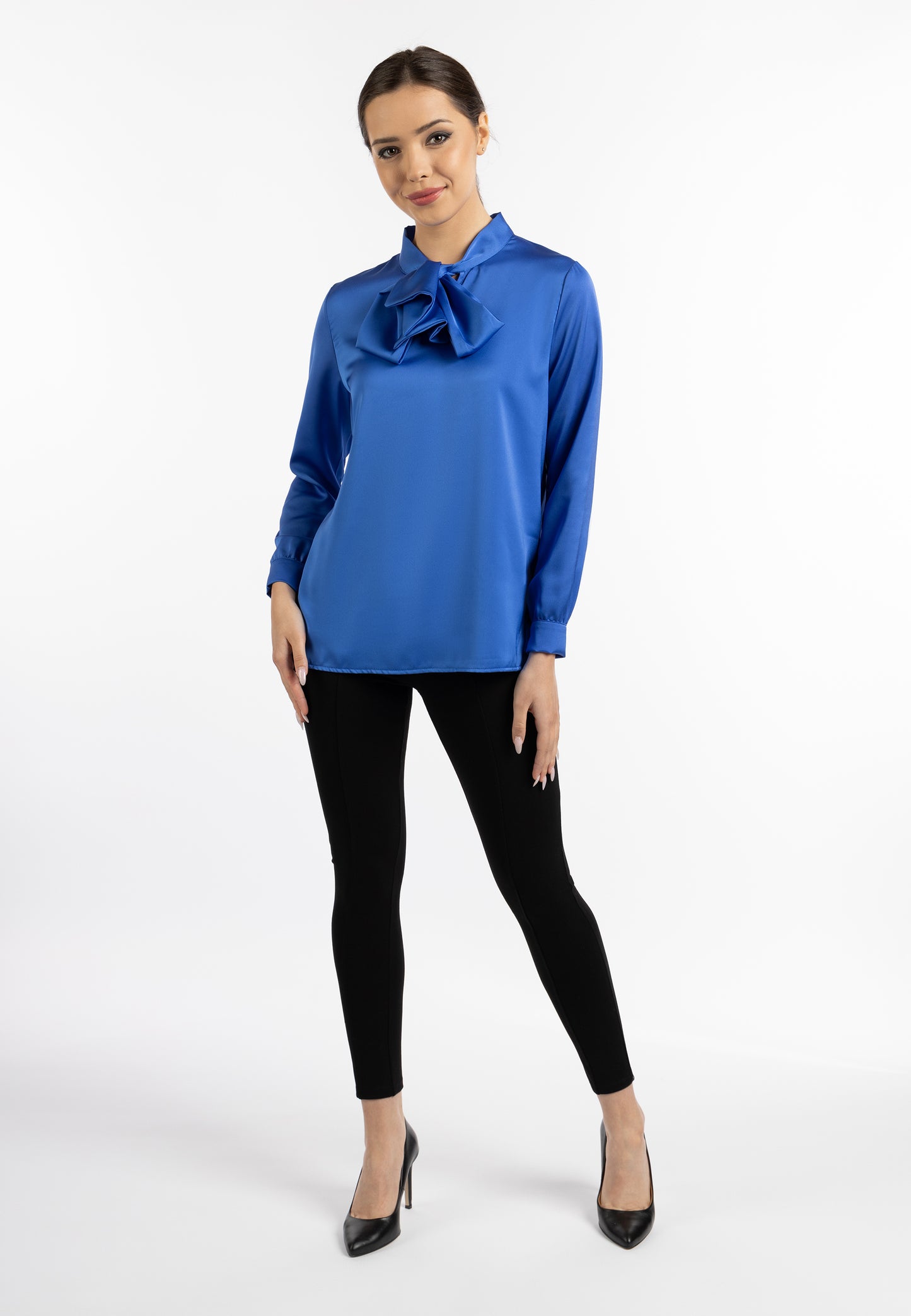 faina women's faina tie-neck blouse