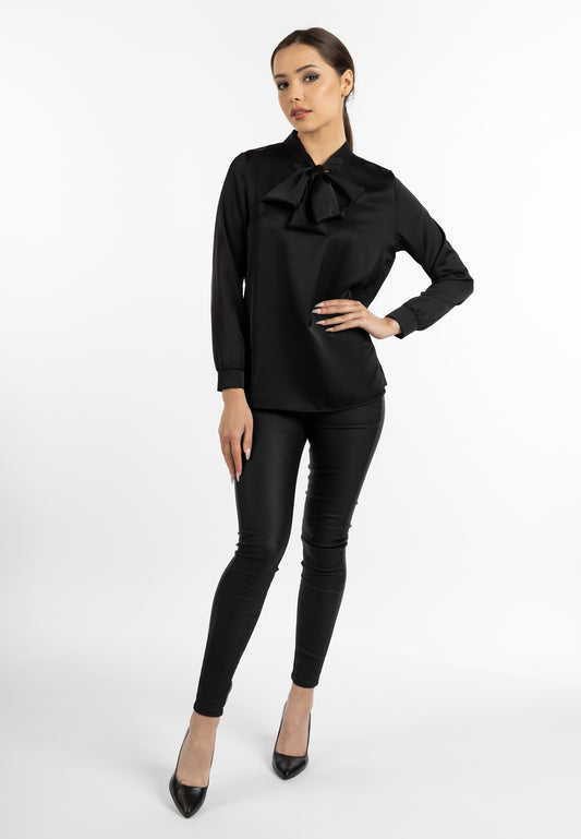 faina women's faina tie-neck blouse
