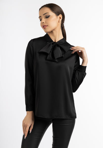 faina women's faina tie-neck blouse