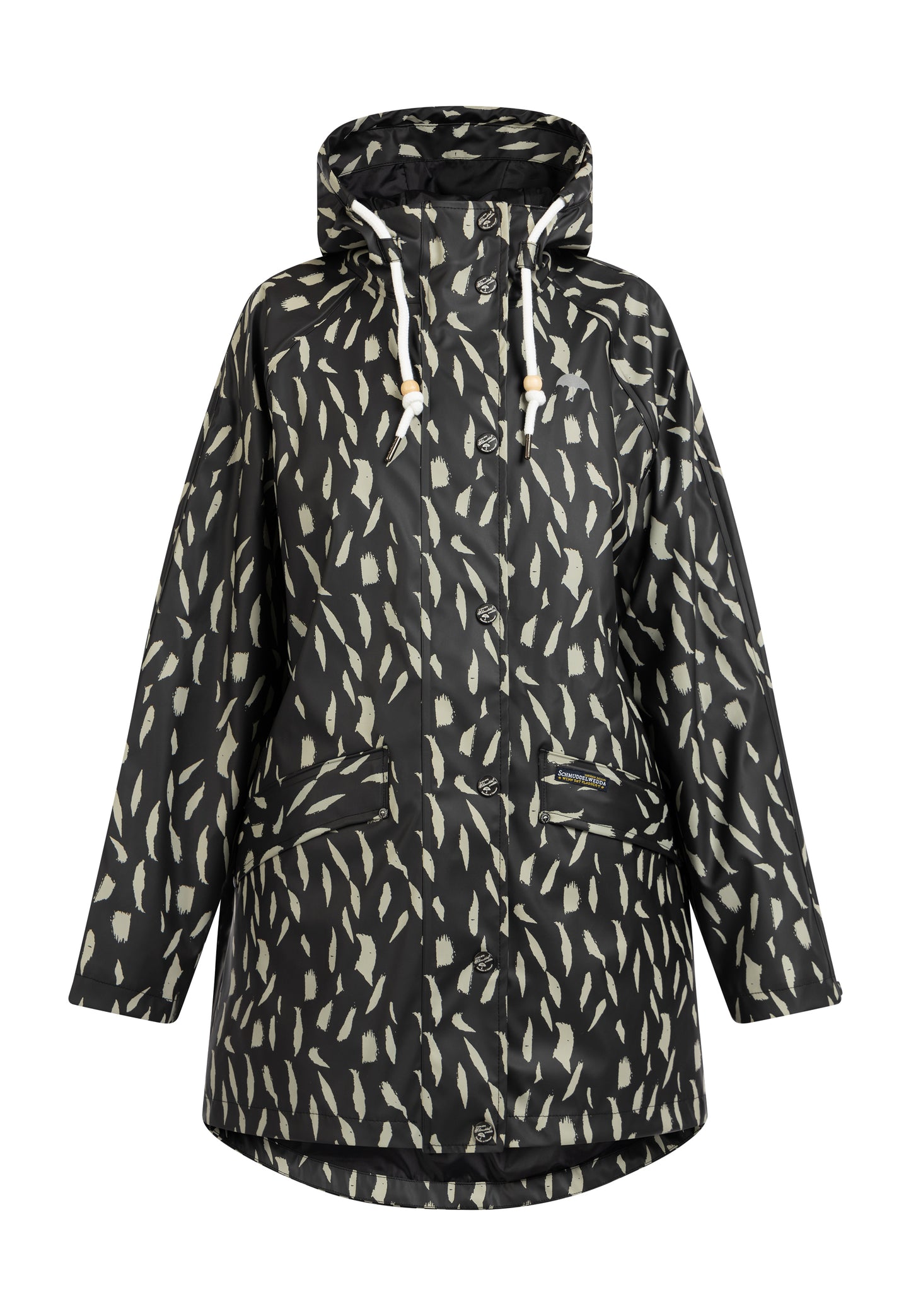 Schmuddelwedda women's oversized rain jacket