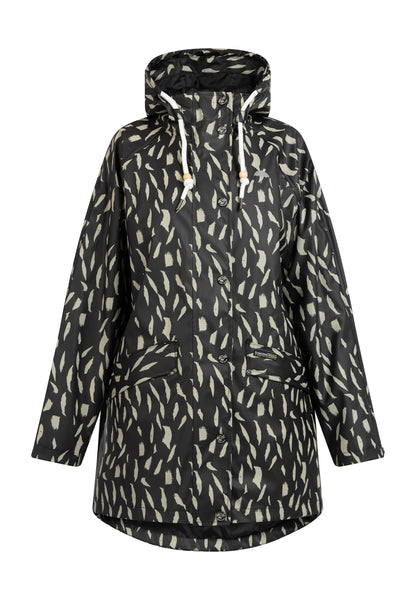 Schmuddelwedda women's oversized rain jacket