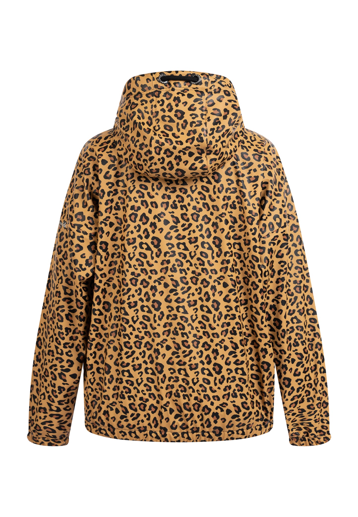 Schmuddelwedda women's rain jacket leopard print