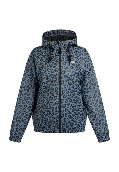 Schmuddelwedda women's rain jacket leopard print