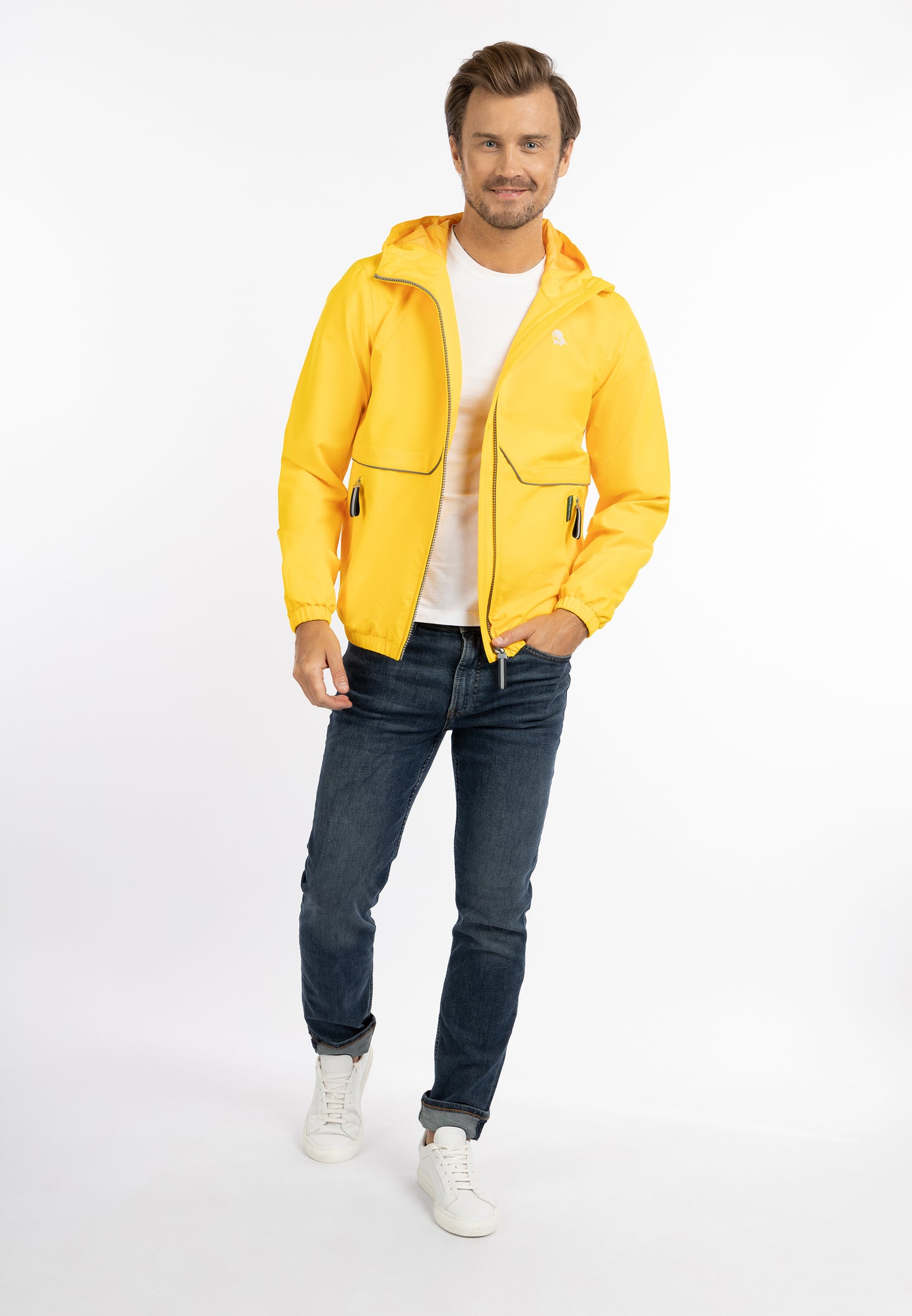 Schmuddelwedda men's rain jacket recycled material