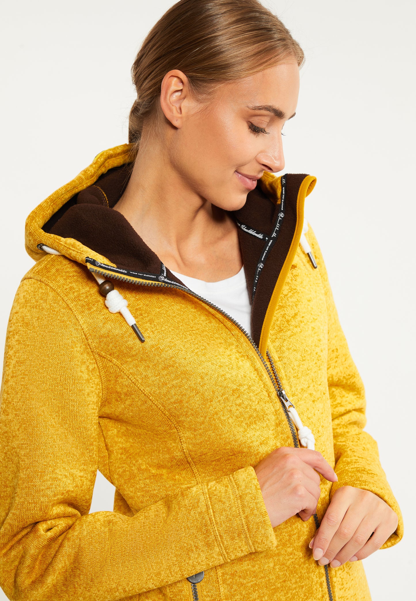 Schmuddelwedda women's knitted fleece jacket